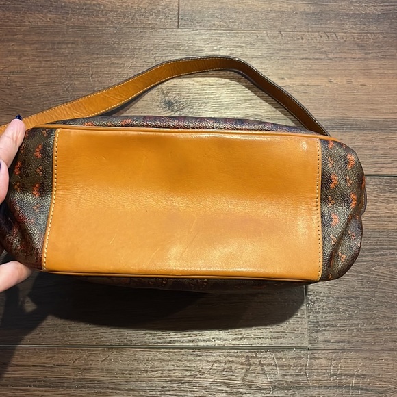 Escada Vintage Paisleys Crossbody Bag with 3 compartments - Picture 9 of 15